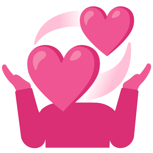 shrug revolving hearts