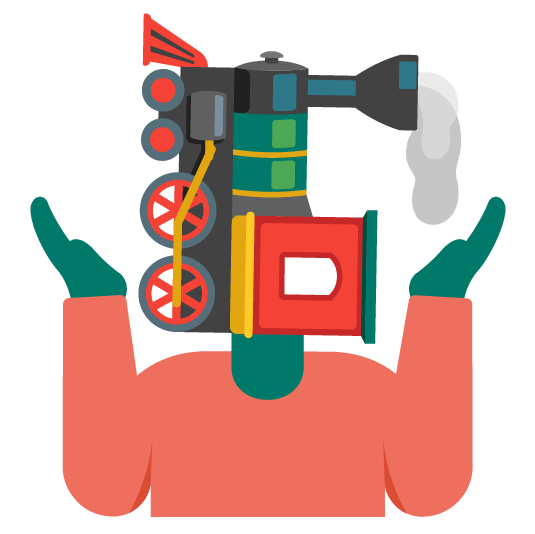 shrug steam locomotive