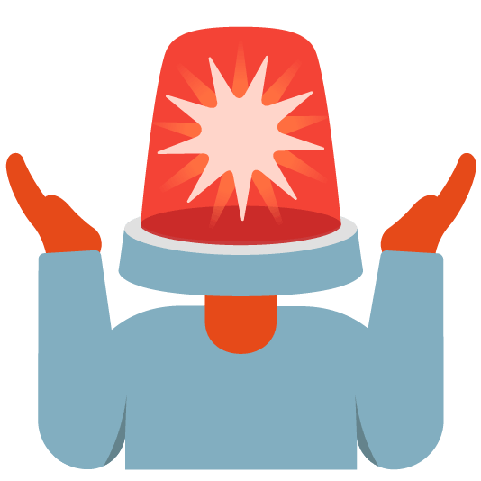 shrug rotating light