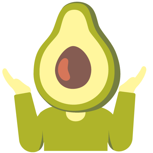 shrug avocado