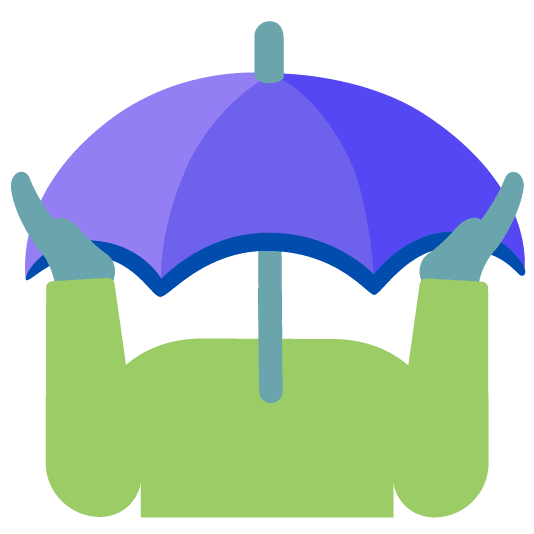 shrug umbrella