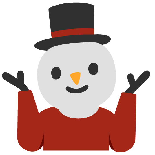 shrug snowman without snow