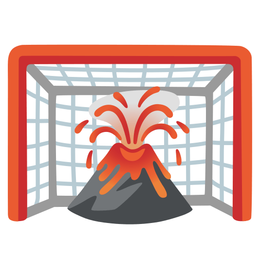goal net volcano