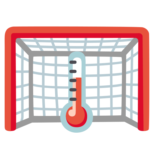 goal net thermometer