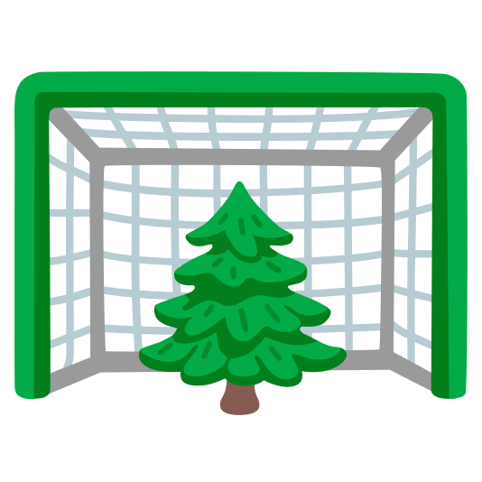 goal net evergreen tree