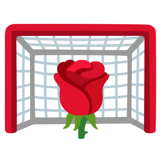 goal net rose