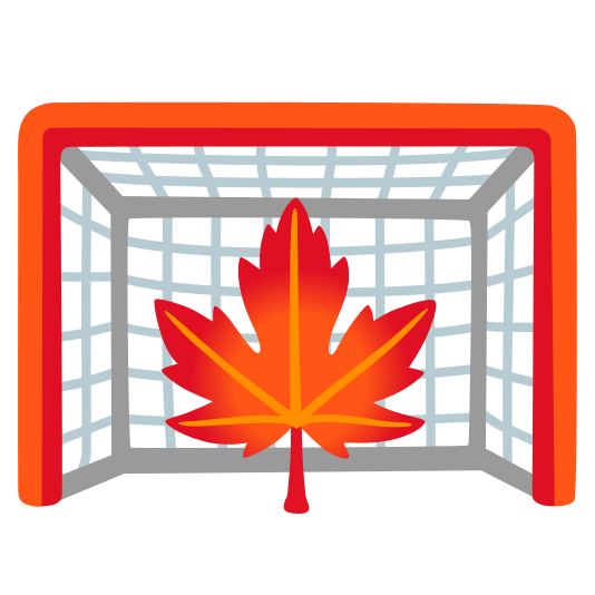 goal net maple leaf
