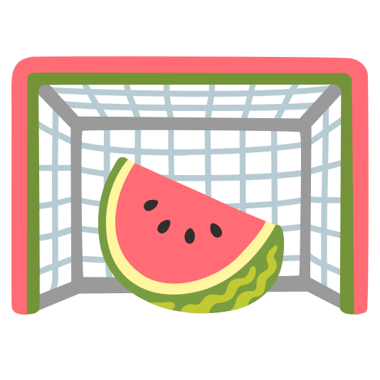goal net watermelon