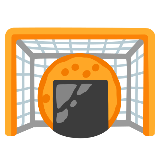 goal net rice cracker
