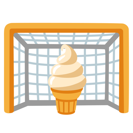 goal net icecream