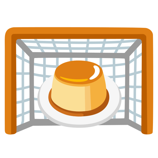 goal net custard