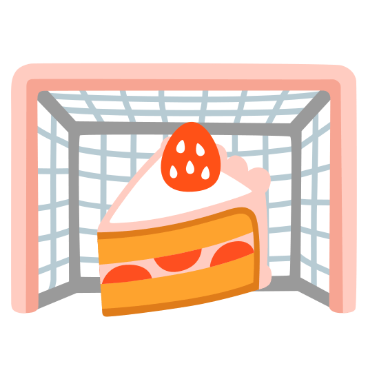 goal net cake