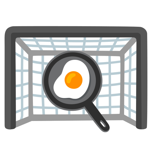 goal net fried egg