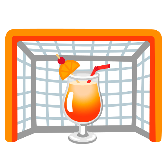goal net tropical drink