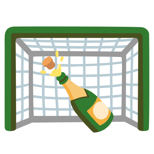 goal net champagne