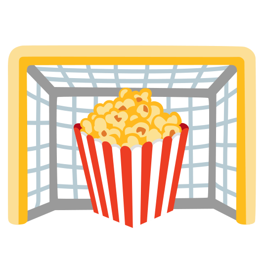 goal net popcorn