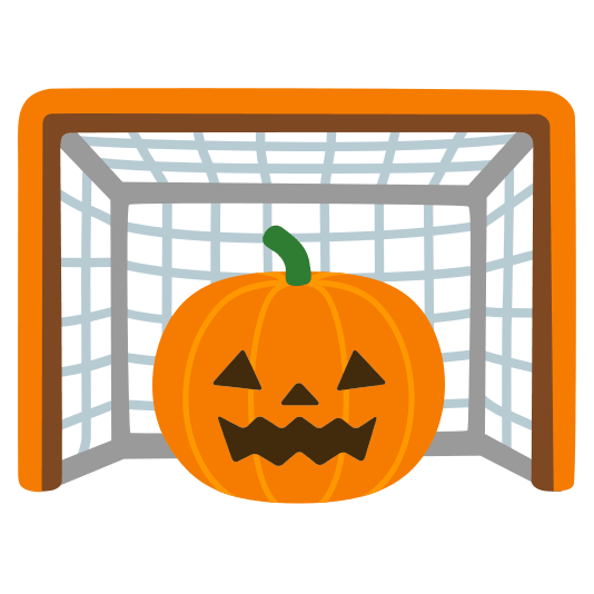 goal net jack o lantern