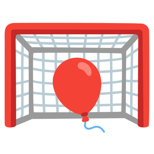 goal net balloon