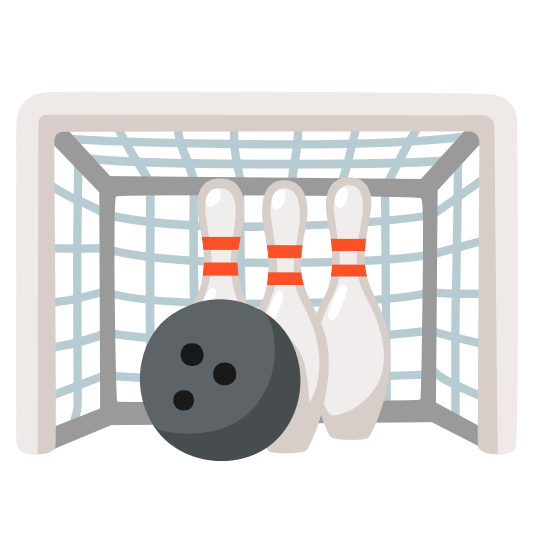 goal net bowling