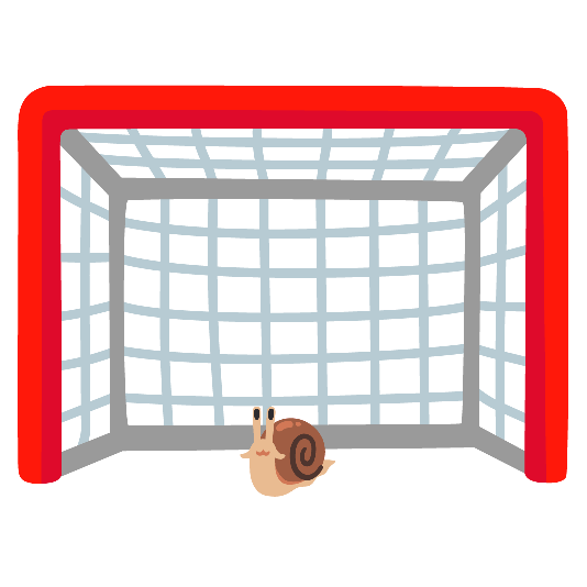 goal net snail