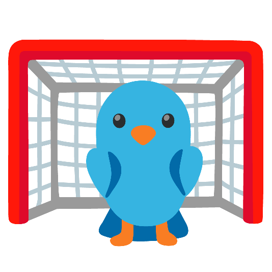 goal net bird