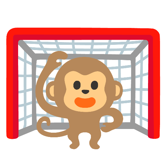 goal net monkey face