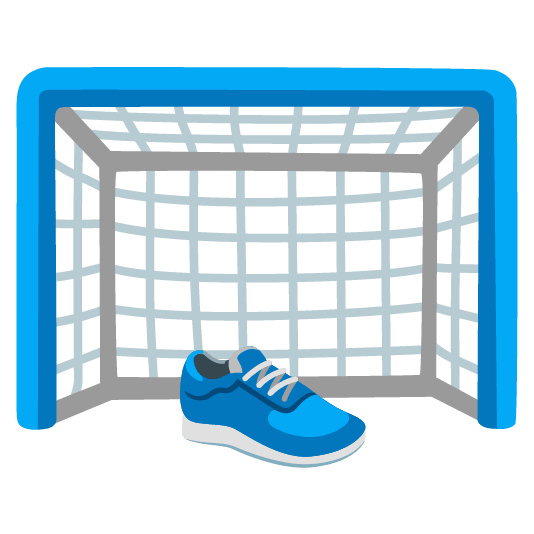 goal net athletic shoe