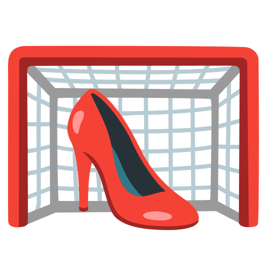 goal net high heel