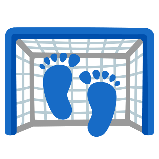 goal net footprints