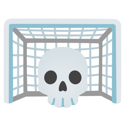 goal net skull