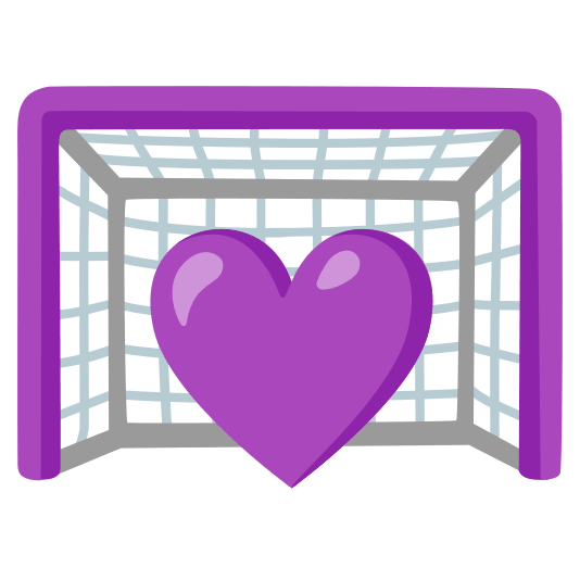 goal net purple heart