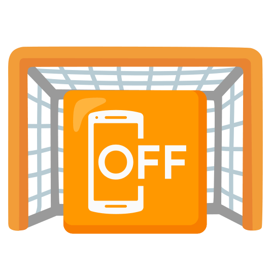 goal net mobile phone off