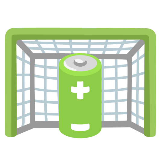 goal net battery