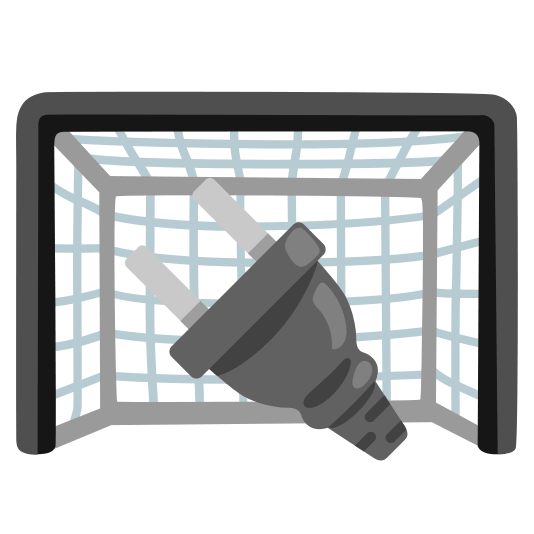 goal net electric plug