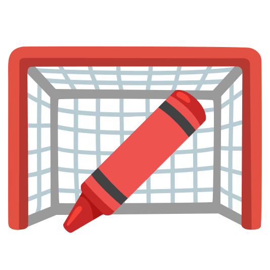 goal net lower left crayon