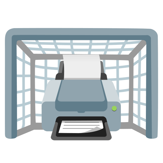 goal net printer