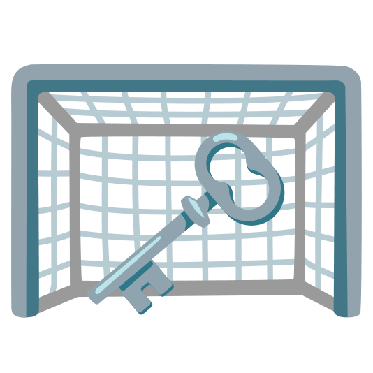 goal net old key