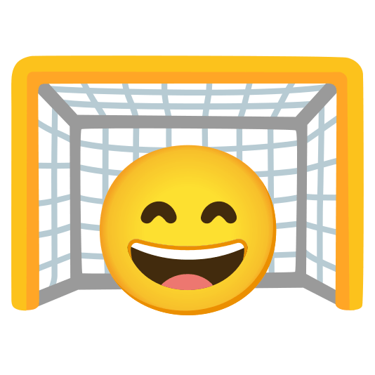 goal net smile
