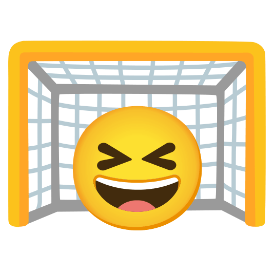 goal net laughing