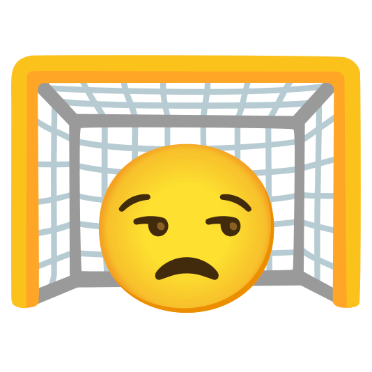 goal net unamused