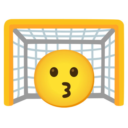 goal net kissing