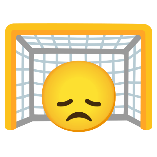 goal net disappointed