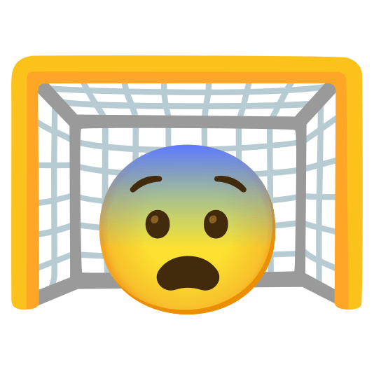 goal net fearful