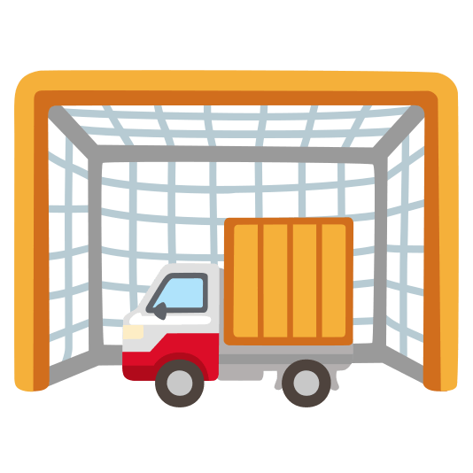 goal net truck