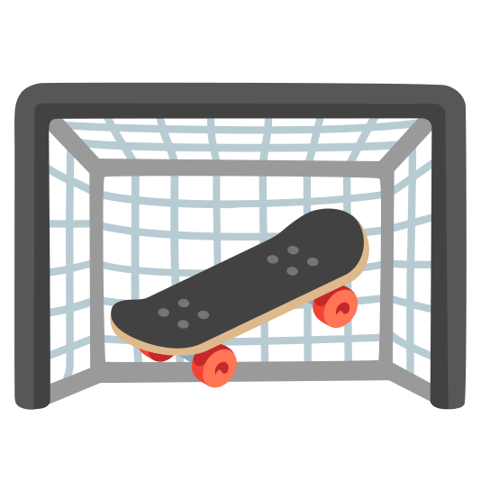 goal net skateboard