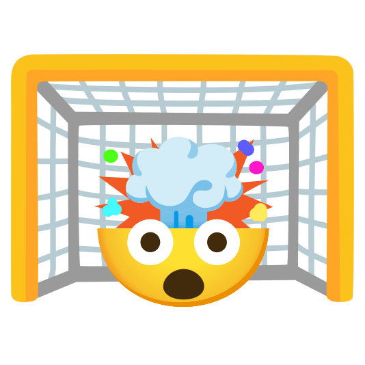 goal net exploding head