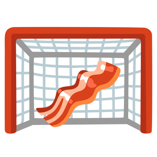 goal net bacon
