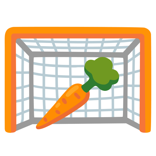 goal net carrot
