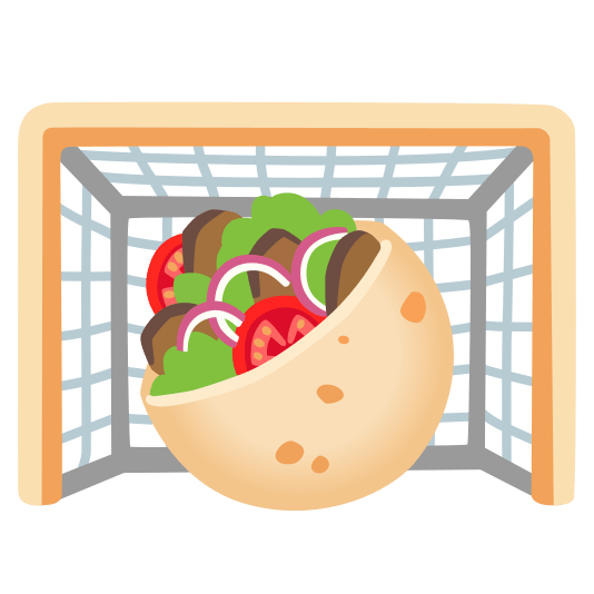 goal net stuffed flatbread