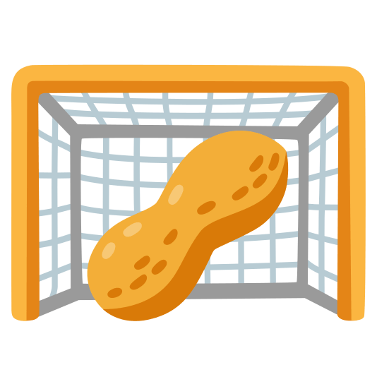 goal net peanuts
